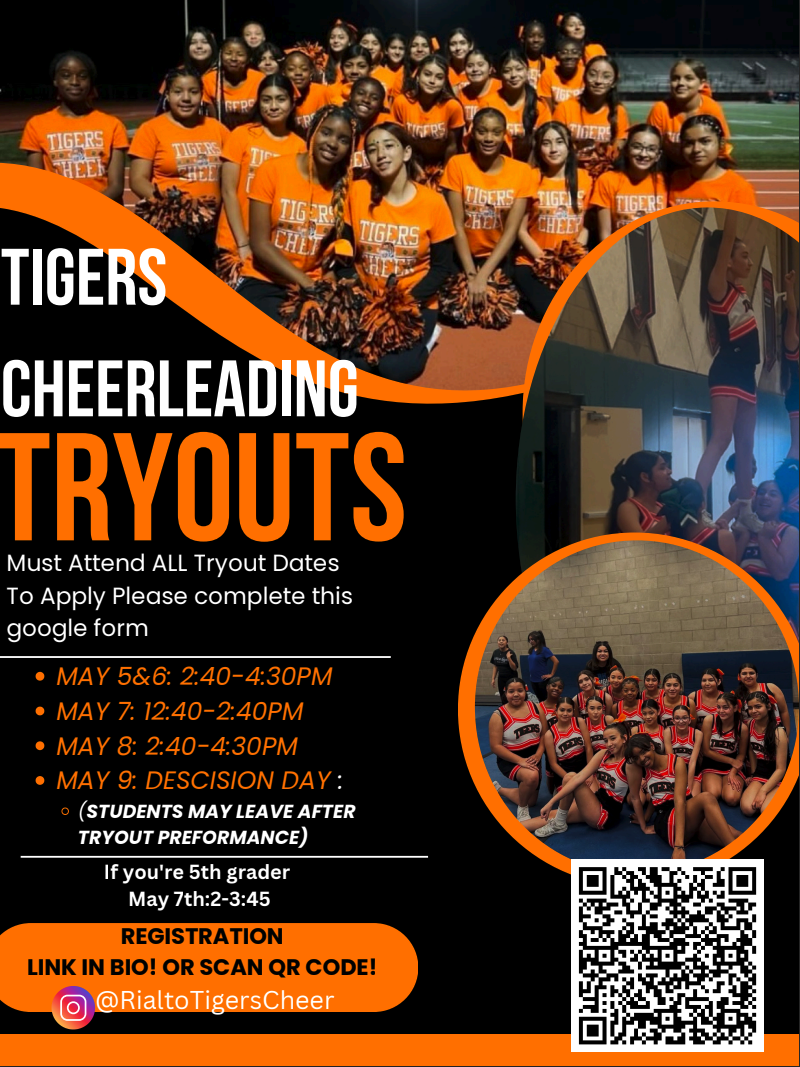 Cheer Tryouts Flyer